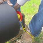 Foot-powered washing machine