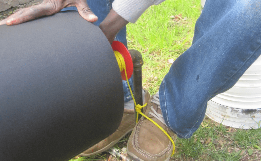 Foot-powered washing machine