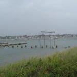 Hurricane destroyed a dock on Martha's Vineyard