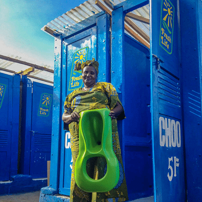 Sanergy Fresh Life Toilet and Sanergy Fresh Life Waste Management Service