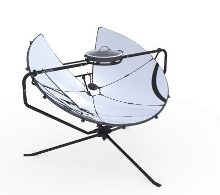 Parabolic dish (SK type) direct solar cooker. Courtesy: Taylormade