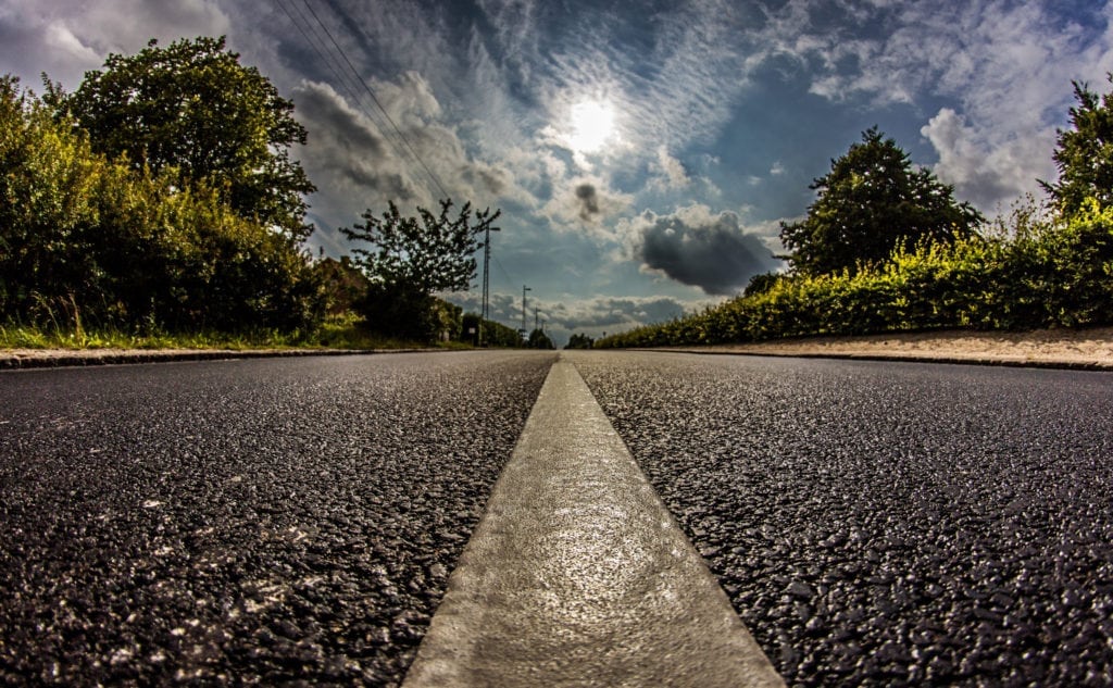 roads paved with plastic bottles making use of an ecological threat