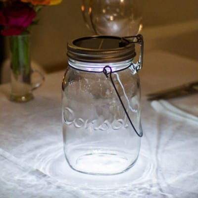 Consol Solar Jar shining