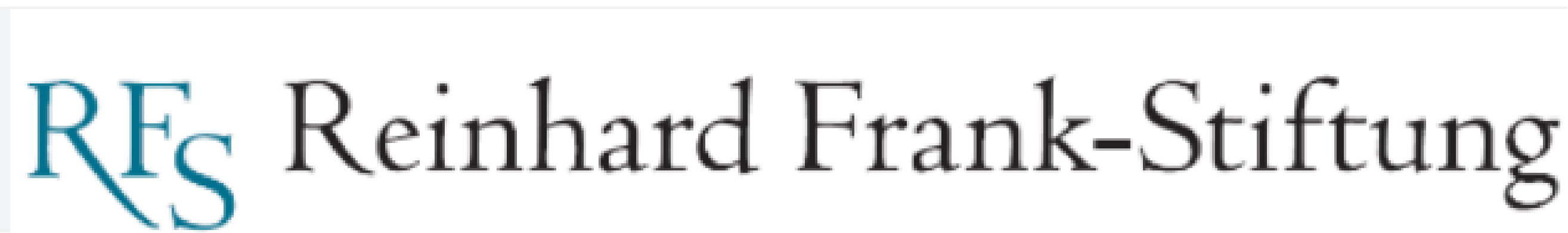 Logo for Reinhard Frank-Stiftung