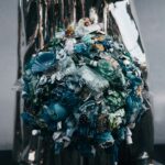 Plastic pollution piled up