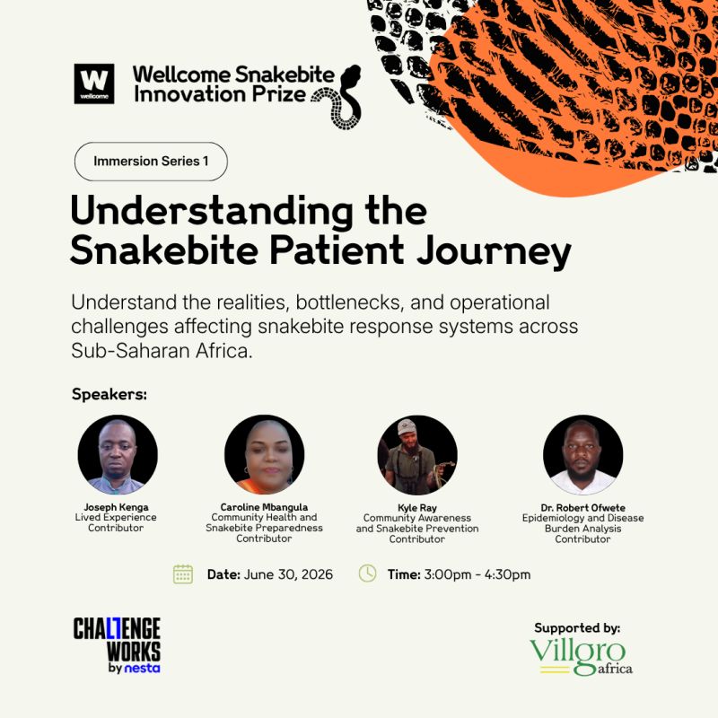 Snakebite Innovation Prize announcement
