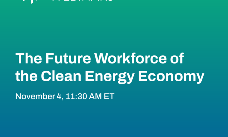 The Future Workforce of the Clean Energy Economy Catalyze Webinar
